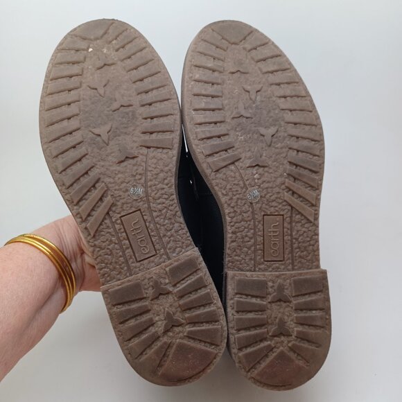 Earth Shoes Javas Black Leather Penny Loafer Preppy Flats Womens Size 6.5 - Picture 12 of 13